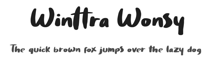 Winttra Wonsy by HandletterYean — Script Handwritten Font