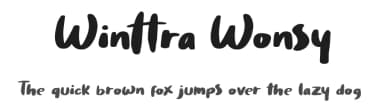 Winttra Wonsy by HandletterYean — Script Handwritten Font — thumbnail 1