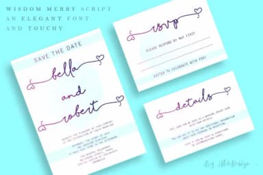 Wisdom Merry Font by aldedesign — Script Handwritten Font — thumbnail 4