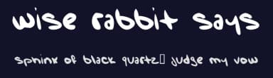 Wise Rabbit Says by Statica Productions — Script Handwritten Font — thumbnail 2