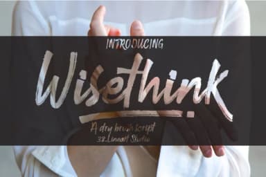 Wisethink Font by 38.lineart — Script Handwritten Font — thumbnail 1