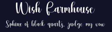Wish Farmhouse by FreshtypeINK — Script Handwritten Font — thumbnail 2