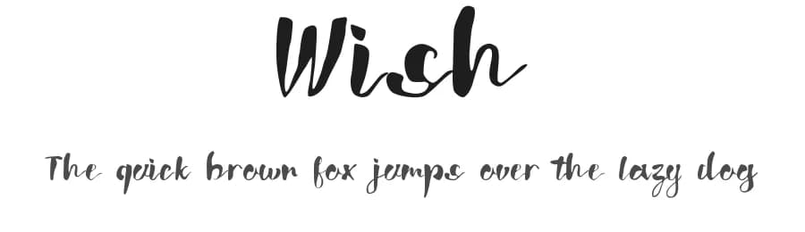 Wish by Rabia Coşkun — Script Handwritten Font