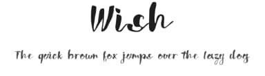 Wish by Rabia Coşkun — Script Handwritten Font — thumbnail 1