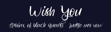 Wish You by Mariyana — Script Handwritten Font — thumbnail 2