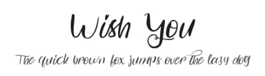 Wish You by Mariyana — Script Handwritten Font — thumbnail 1