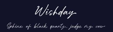 Wishday by Khurasan — Script Handwritten Font — thumbnail 2