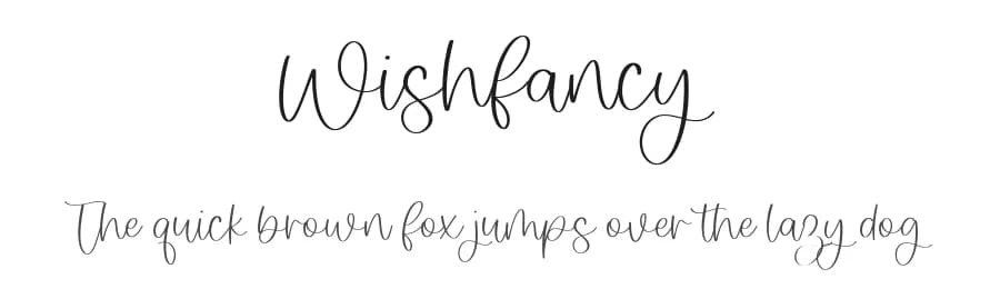 Wishfancy by Timur Type — Script Handwritten Font