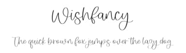 Wishfancy by Timur Type — Script Handwritten Font — thumbnail 1