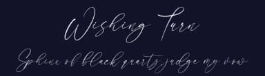 Wishing Turn by Dav studio — Script Handwritten Font — thumbnail 2