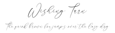 Wishing Turn by Dav studio — Script Handwritten Font — thumbnail 1