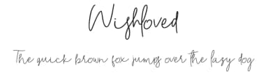 Wishloved by Glyphstyle — Script Handwritten Font — thumbnail 1