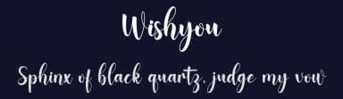 Wishyou by Graphix Line Studio — Script Handwritten Font — thumbnail 2