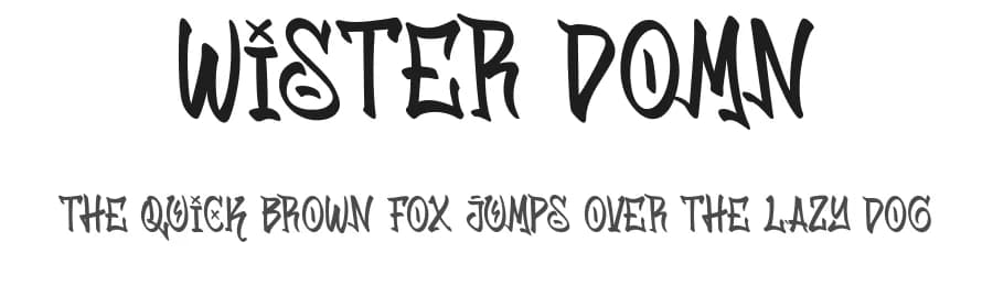 Wister Domn by Dedi Setiyawan — Script Handwritten Font