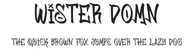 Wister Domn by Dedi Setiyawan — Script Handwritten Font