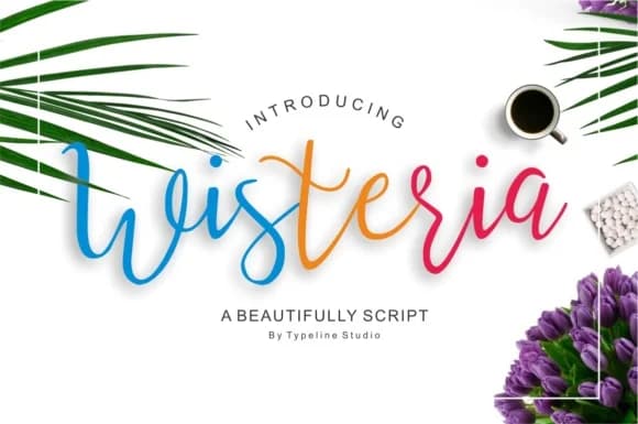 Wisteria Font by typelinestudio — Script Handwritten Font