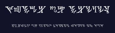 Witch of Thebes by IndigoAvemour — Dingbats Font — thumbnail 2