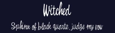 Witched by Mischa Hof — Script Handwritten Font — thumbnail 2