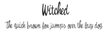 Witched by Mischa Hof — Script Handwritten Font — thumbnail 1