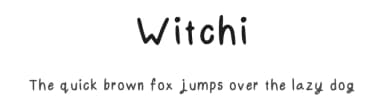 Witchi by Gebby — Script Handwritten Font — thumbnail 1