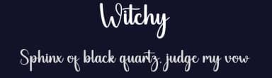 Witchy by Andi Moz — Script Handwritten Font — thumbnail 2