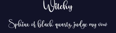 Witchy by Scratchones — Script Handwritten Font — thumbnail 2