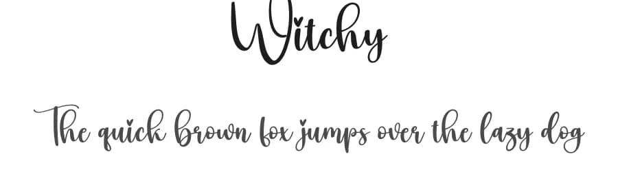 Witchy by Scratchones — Script Handwritten Font