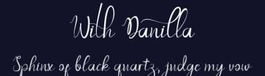 With Danilla by Yoga Letter — Script Handwritten Font — thumbnail 2