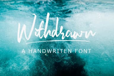 Withdrawn Font by Masketer — Script Handwritten Font — thumbnail 1