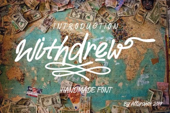 Withdrew Font by Arip Santoso — Script Handwritten Font — preview 1
