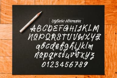 Withdrew Font by Arip Santoso — Script Handwritten Font — thumbnail 5