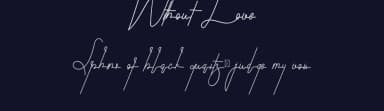 Without Love by Edric Studio — Script Handwritten Font — thumbnail 2