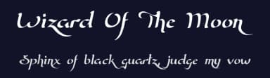 Wizard Of The Moon by Roland Huse Design — Script Handwritten Font — thumbnail 2