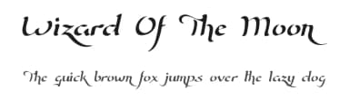 Wizard Of The Moon by Roland Huse Design — Script Handwritten Font — thumbnail 1