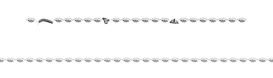 WL Royal Flutter Dingbats by Writ Large — Dingbats Font