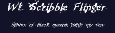 WL Scribble Flinger by Writ Large — Script Handwritten Font — thumbnail 2