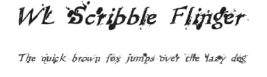 WL Scribble Flinger by Writ Large — Script Handwritten Font — thumbnail 1