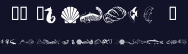 WM Aquatic 1 by WillyMac — Dingbats Font — thumbnail 2