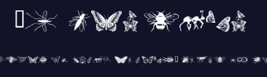 WM Insects by WillyMac — Dingbats Font — thumbnail 2