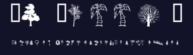 WM Trees 1 by WillyMac — Dingbats Font — thumbnail 2