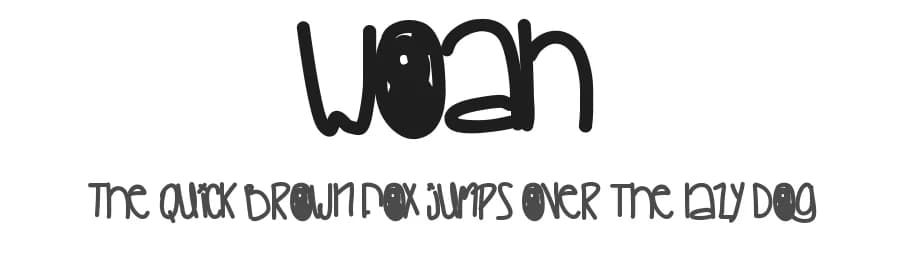 Woah by Des Gomez — Script Handwritten Font