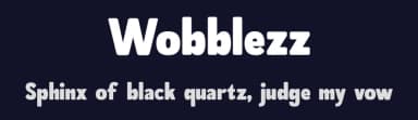 Wobblezz by Storytype Studio — Sans Serif Font — thumbnail 2