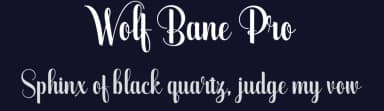 Wolf Bane Pro by groenstudio — Script Handwritten Font — thumbnail 2