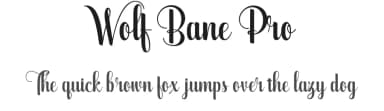 Wolf Bane Pro by groenstudio — Script Handwritten Font — thumbnail 1