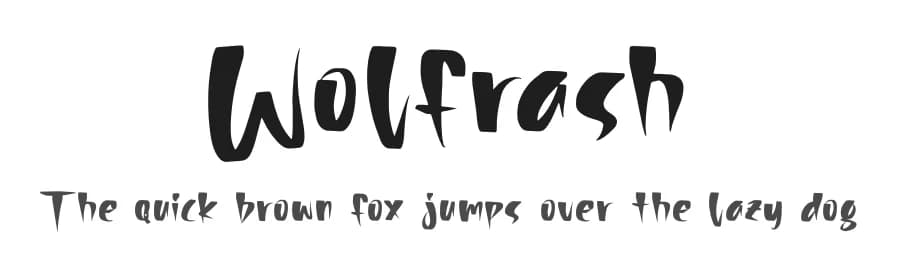 Wolfrash by Letterena Studios — Script Handwritten Font