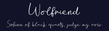 Wolfriend by Letterafa Studio — Script Handwritten Font — thumbnail 2