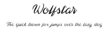 Wolfstar by UI Creative — Script Handwritten Font — thumbnail 1