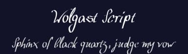 Wolgast Script by Peter Wiegel — Script Handwritten Font — thumbnail 2