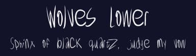 Wolves Lower by Divide by Zero — Script Handwritten Font — thumbnail 2