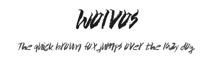 Wolvos by Leonard Posavec - LeoSupply.co — Script Handwritten Font